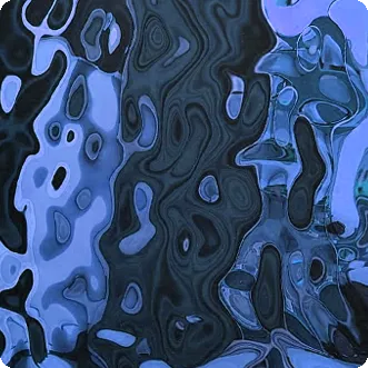 Нержавеющая сталь Water waves цвет синий