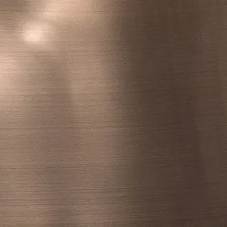 Шлифованная нержавеющая сталь цвет бронза