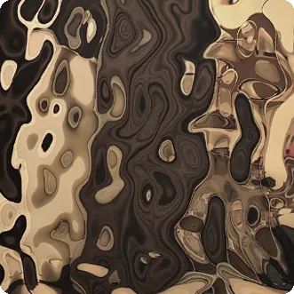 Нержавеющая сталь Water waves цвет Шампань