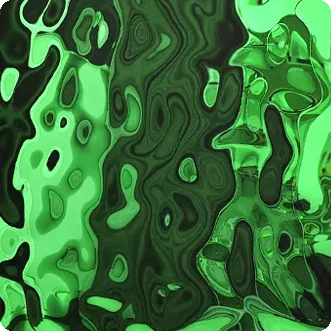 Нержавеющая сталь Water waves цвет зеленый