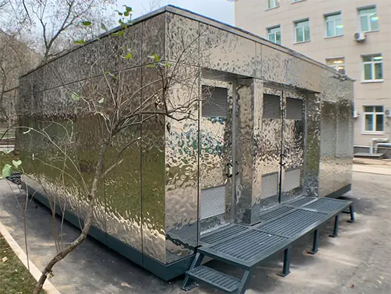 Фасады зданий из металла