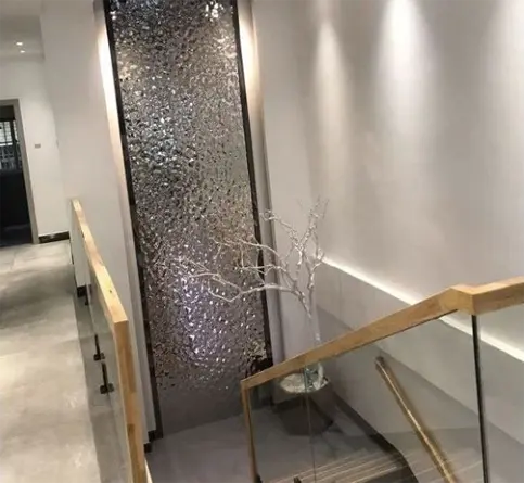 Стены из металлических панелей водная рябь