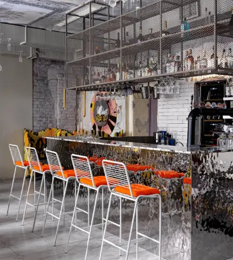 Мебель с элементами водной рябью