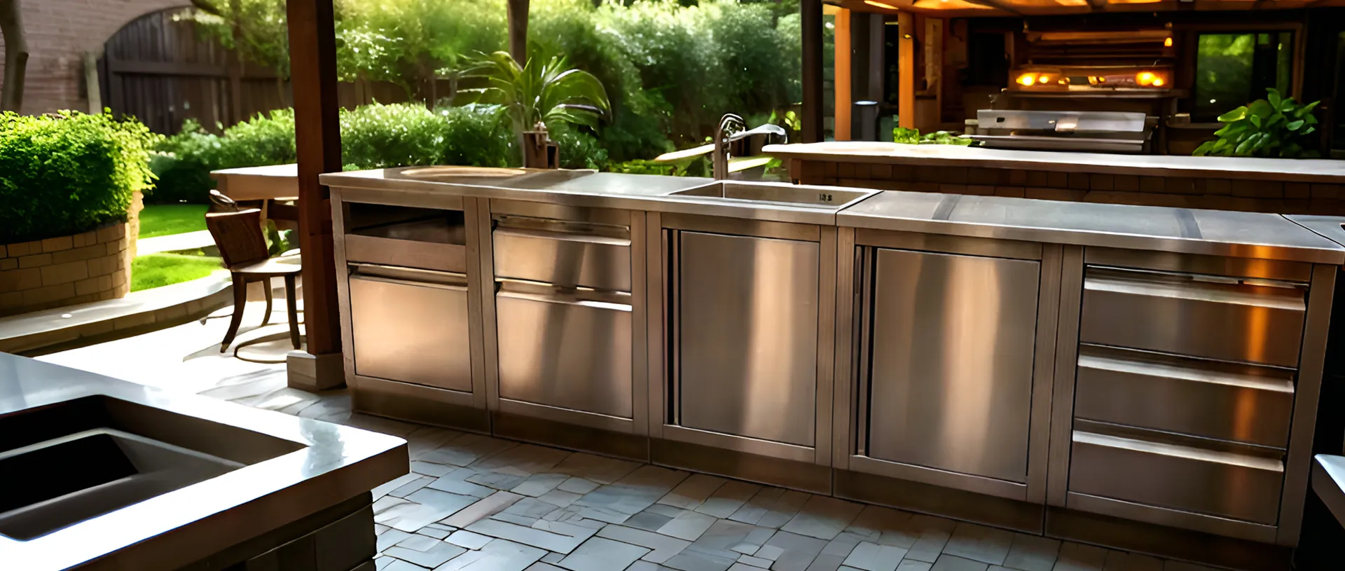 Кухни из нержавеющей стали на заказ