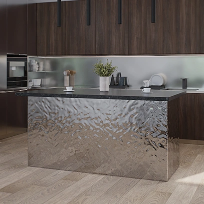 Кухонный остров из нержавеющей стали "Waterhouse"