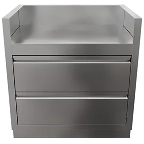 Кухонный модуль из нержавеющей стали под гриль на заказ Кухонный модуль из нержавеющей стали под гриль