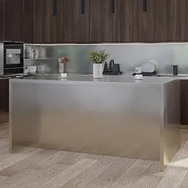 Кухонный остров из нержавеющей стали "Rona"