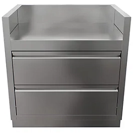 Кухонный модуль из нержавеющей стали под гриль