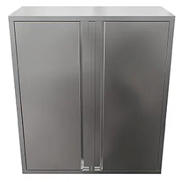 Навесной кухонный модуль из нержавеющей стали высокий