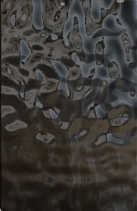 Мебельный фасад из нержавеющей стали "Водная рябь" черный на заказ Мебельный фасад из нержавеющей стали "Водная рябь" черный