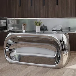 Кухонный остров из нержавеющей стали "Tiree"